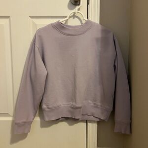 A New Day (Target) Cropped Lavender Crewneck Sweater